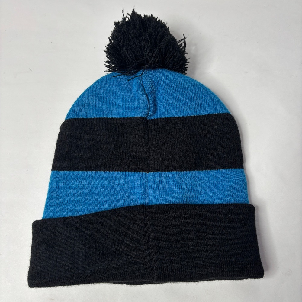 OFA (Oregon Futbol Academy Soccer) Blue Striped Beanie Pom Blokecore Hat Tree - Picture 2 of 5